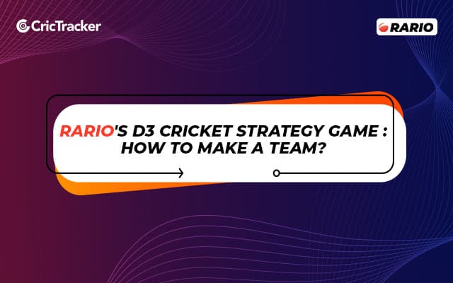 Rario D3 Cricket Game