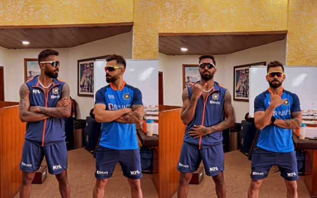 Hardik Pandya and Virat Kohli