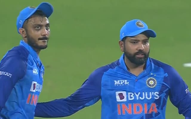 Axar Patel and Rohit Sharma