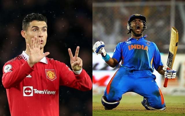 Ronaldo and Yuvraj Singh