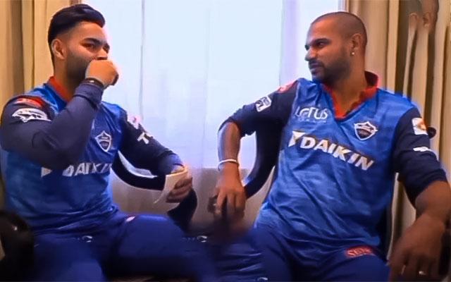 Rishabh Pant and Shikhar Dhawan