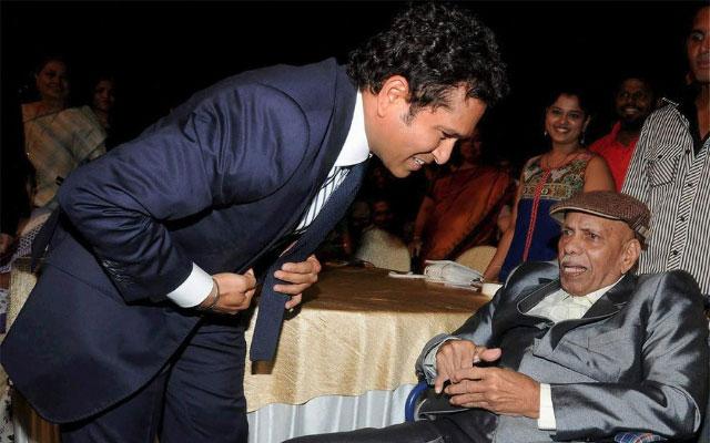 Sachin Tendulkar and Ramakant Achrekar