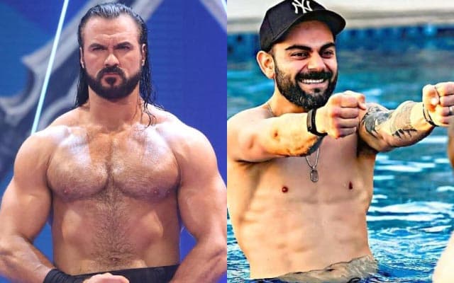 Drew Mcintyre and Virat Kohli