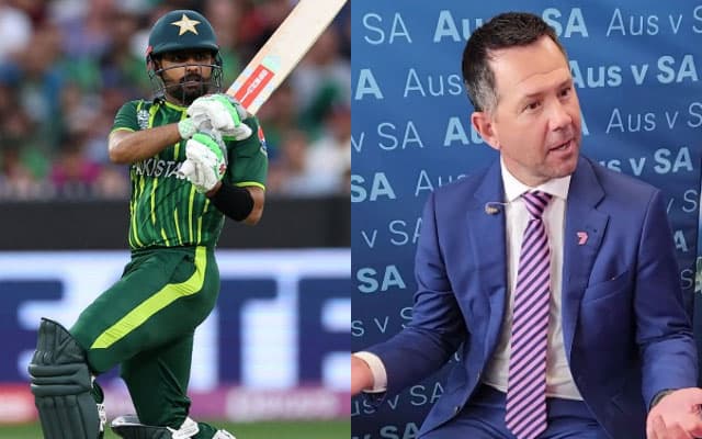 Babar Azam and Ricky Ponting