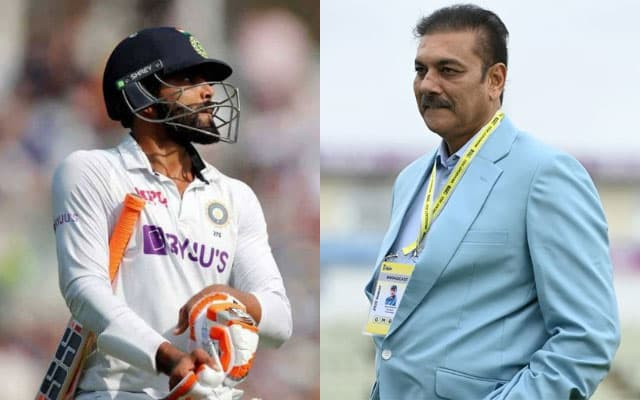 Ravi Shastri and Ravindra Jadeja