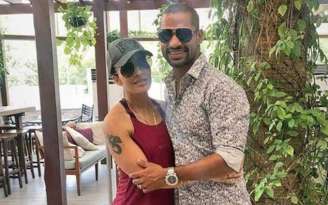 Shikhar Dhawan and Aesha Mukerji