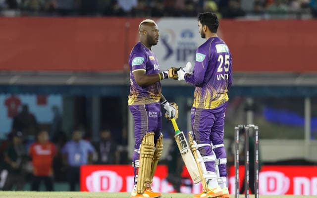 Andre Russell and Venkatesh Iyer