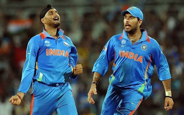 Harbhajan Singh and Yuvraj Singh