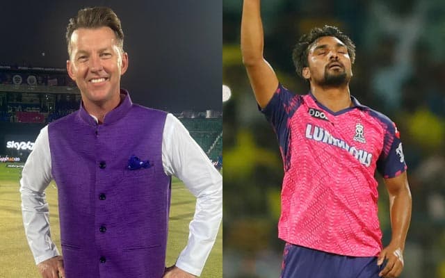 Brett Lee and Sandeep Sharma