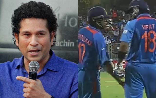 Sachin Tendulkar and Virat Kohli