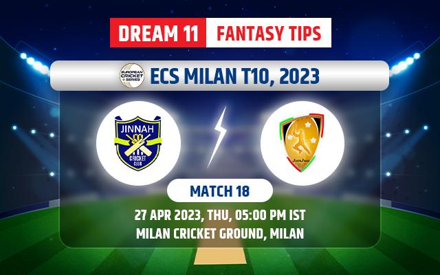 Jinnah Brescia Cricket Club vs Janjua Brescia Cricket Club Dream11 Team Today