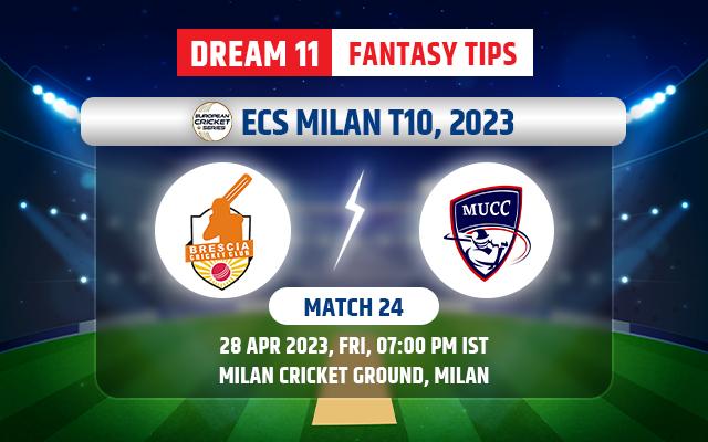 Brescia Cricket Club vs Milan United Dream11 Team Today