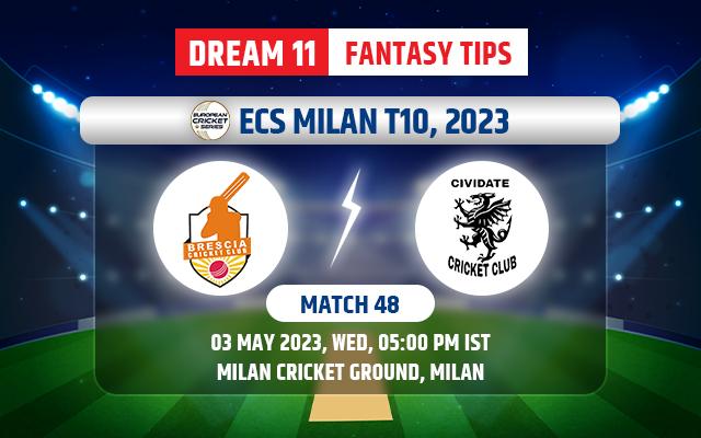 Brescia Cricket Club vs Cividate Dream11 Team Today