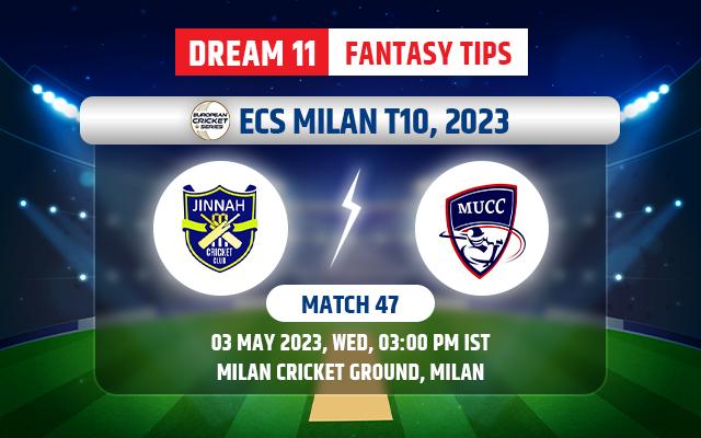 Jinnah Brescia Cricket Club vs Milan United Dream11 Team Today