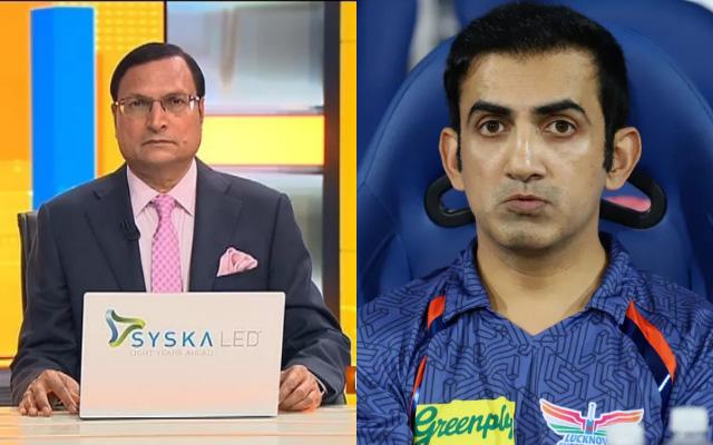 Rajat Sharma and Gautam Gambhir