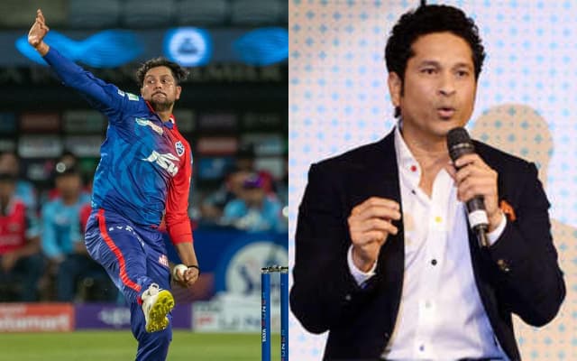 Sachin Tendulkar and Kuldeep Yadav