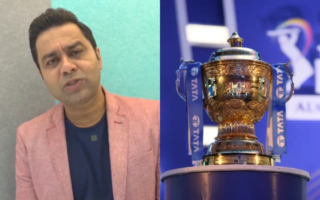 Aakash Chopra and IPL Trophy