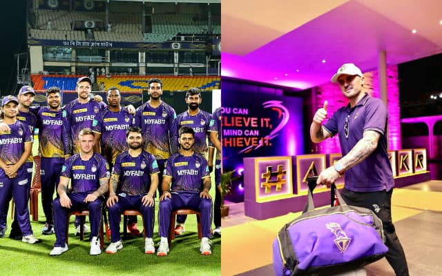 KKR Team and Jason Roy.