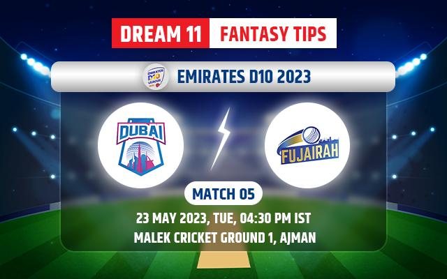 Dubai vs Fujairah Dream11 Team Today