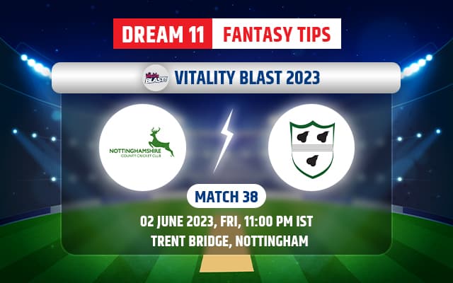 Nottinghamshire vs Worcestershire Dream11 Team Today