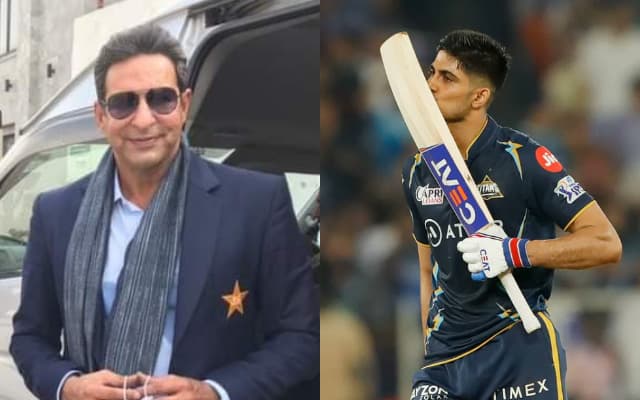 Wasim Akram and Shubman Gill