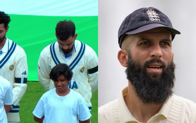 Indian Team and Moeen Ali