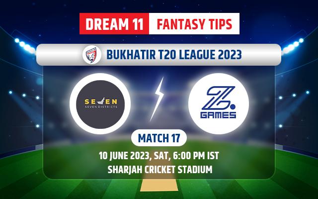 Seven Districts vs Z Game Strikers Dream11 Team Today