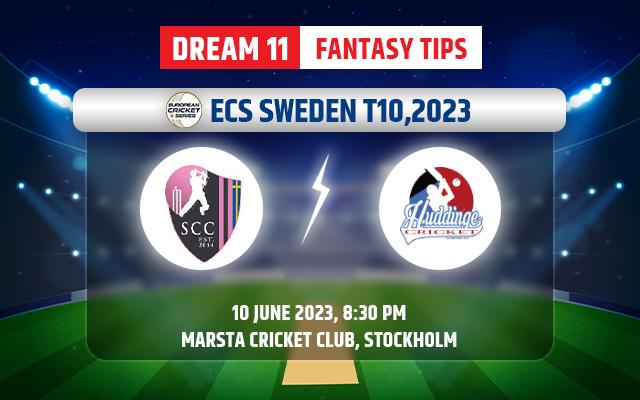 Seaside CC vs Huddinge Dream11 Team Toady