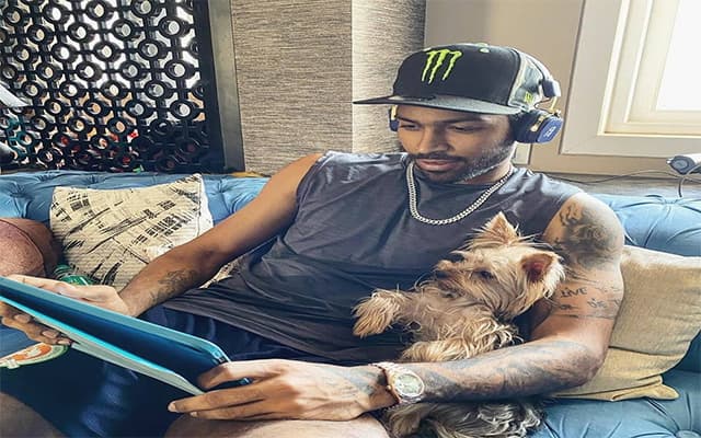 Hardik Pandya (with Bentley).