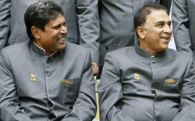 Kapil Dev and Sunil Gavaskar