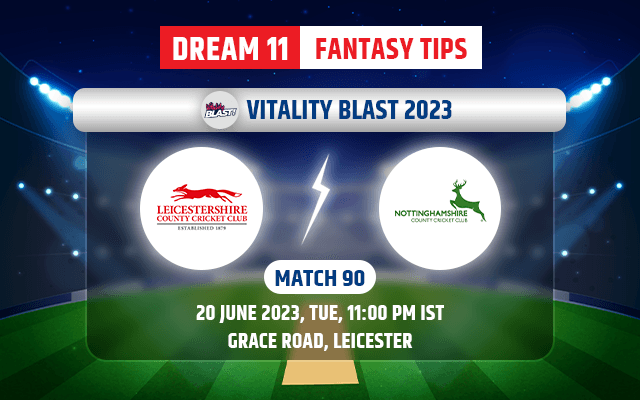 Leicestershire vs Nottinghamshire Dream11 Team Today