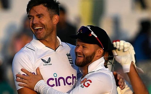 Ben Duckett and James Anderson