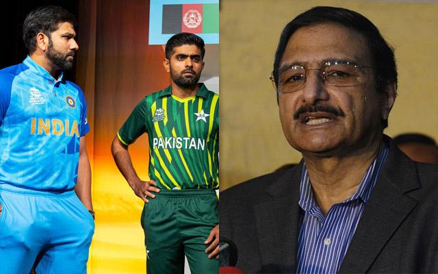 Rohit Sharma, Babar Azam and Zaka Ashraf