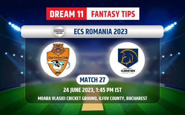 Cluj vs Bucharest Gladiators Dream11 Team Today