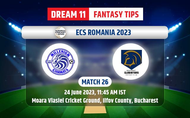 Giarmata vs Bucharest Gladiators Dream11 Team Today