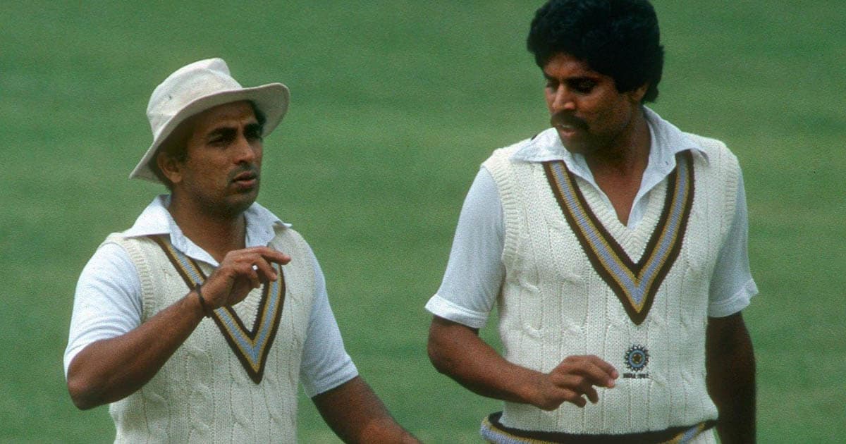 Sunil Gavaskar and Kapil Dev