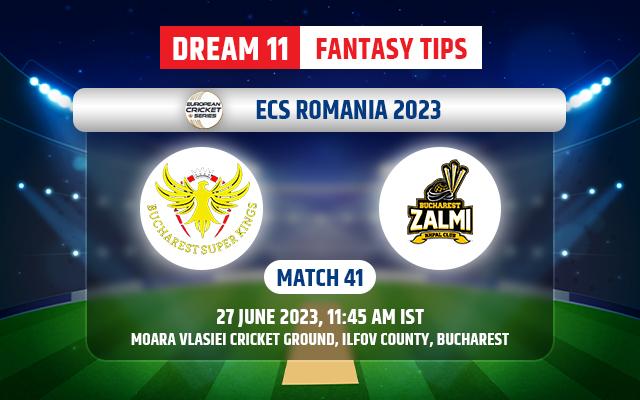 Bucharest Super Kings vs Bucharest Zalmi Dream11 Team Today