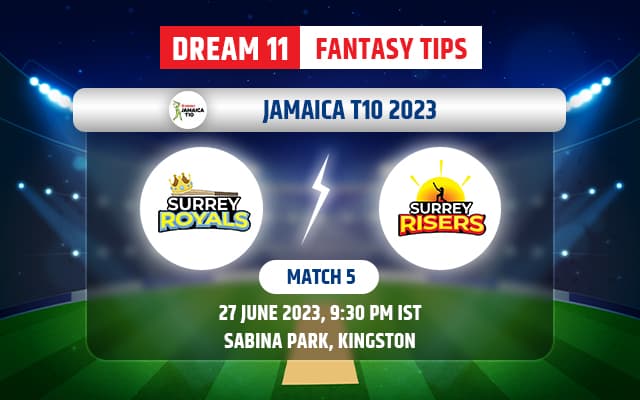 Surrey Royals vs Surrey Risers Dream11 Team Today