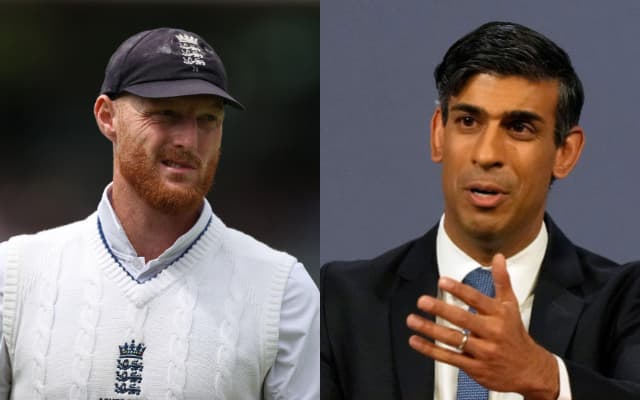 Ben Stokes and Rishi Sunak.