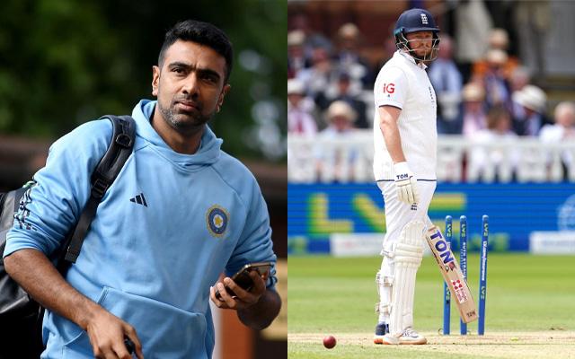 Ravi Ashwin and Jonny Bairstow