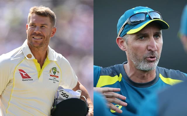 David Warner and Jason Gillespie