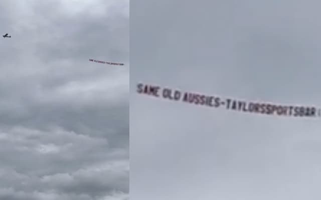 Plane circling above Headingley