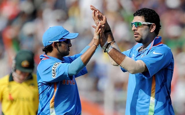 Yuvraj Singh and Gautam Gambhir.