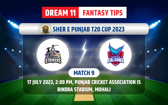 JK Super Strikers vs Hampton Falcons Dream11 Team Today