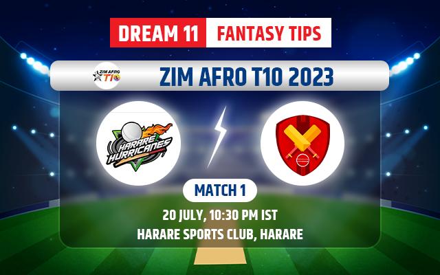 Harare Hurricanes vs Bulawayo Braves Dream11 Team Today