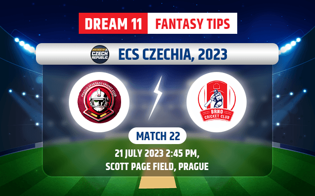 Prague Spartans vs Brno Dream11 Team Today