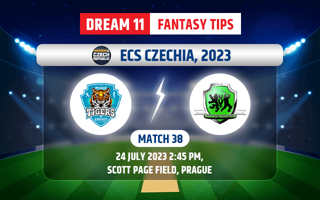 Prague Tigers vs Bohemian Dream11 Team Today