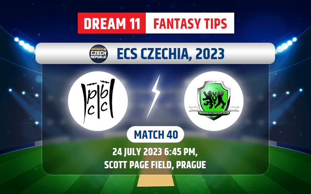 Prague Barbarians CC vs Bohemian CC Dream11 Team Today