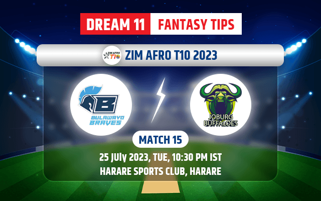 Bulawayo Braves vs Joburg Buffaloes Dream11 Team Today