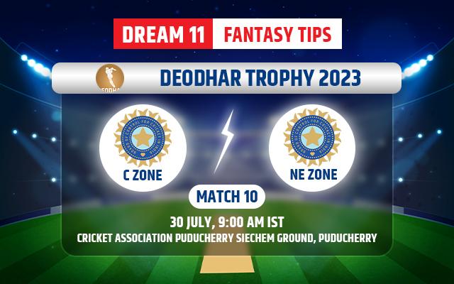 Central Zone vs North East Zone Dream11 Team Today